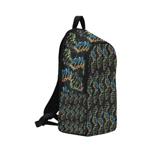 DNA pattern - Biology - Scientist Fabric Backpack for Adult (Model 1659)