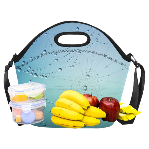 Color Spray Neoprene Lunch Bag/Large (Model 1669)