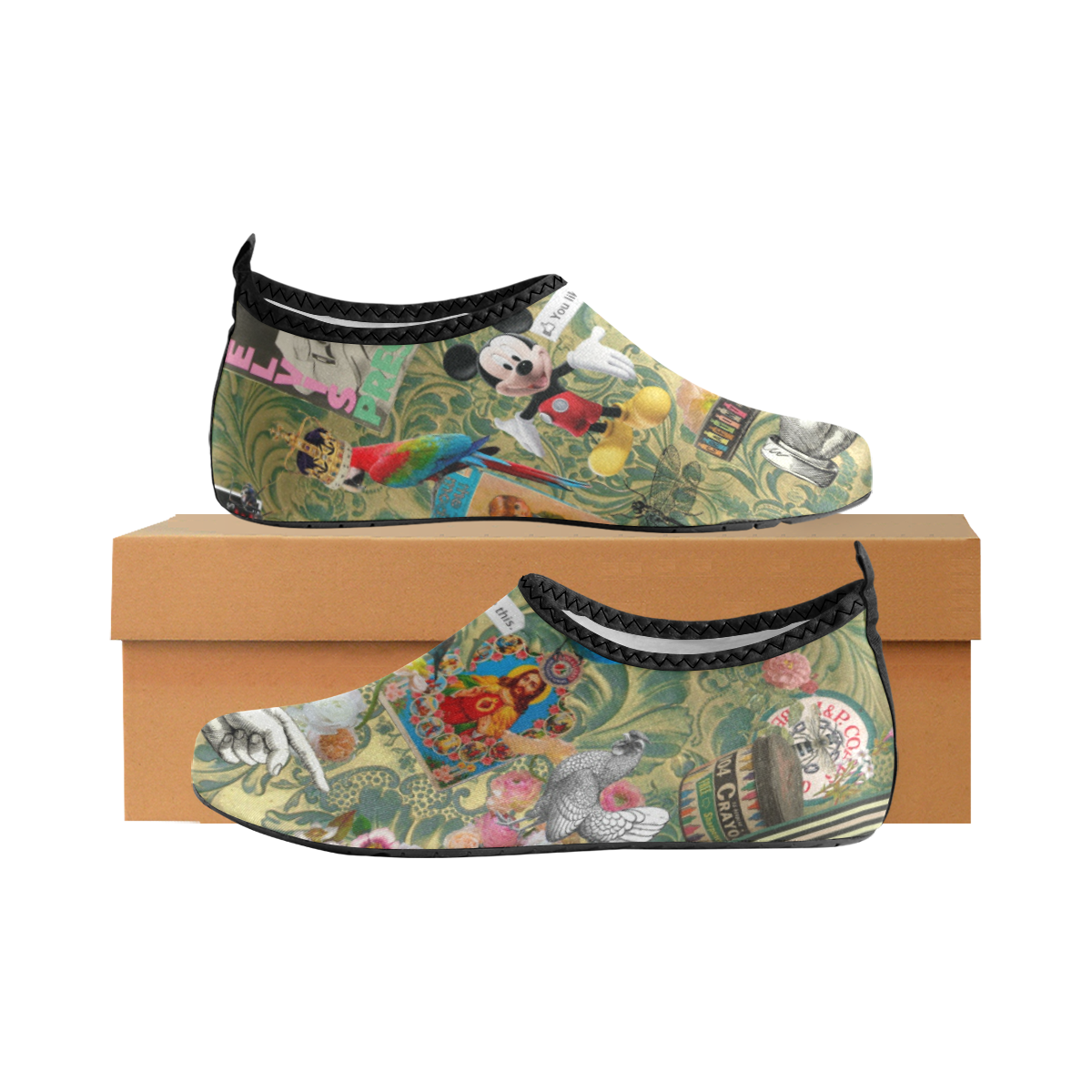 Your Childhood, My Childhood Women's Slip-On Water Shoes (Model 056)