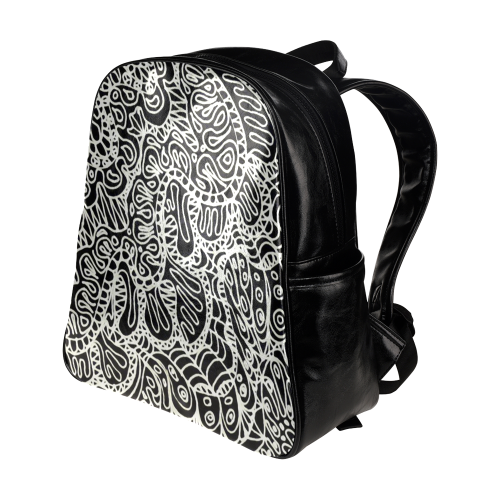 Doodle Style G361 Multi-Pockets Backpack (Model 1636)