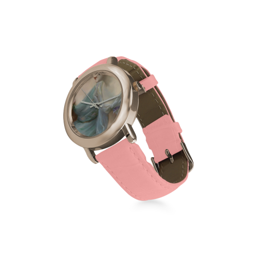 BEAUTY Women's Rose Gold Leather Strap Watch(Model 201)