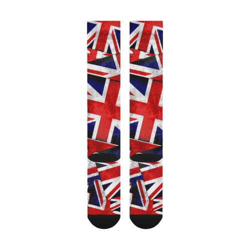 Union Jack British UK Flag Over-The-Calf Socks