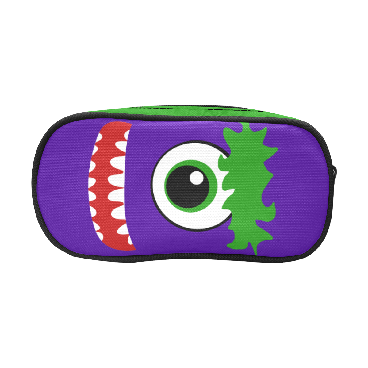 Kawaii Smiling One Eyed Monster Pencil Pouch/Large (Model 1680)