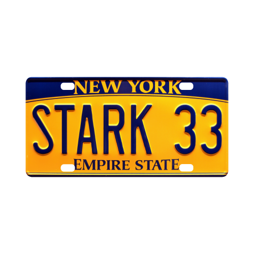 STARK 33 License Plate Classic License Plate