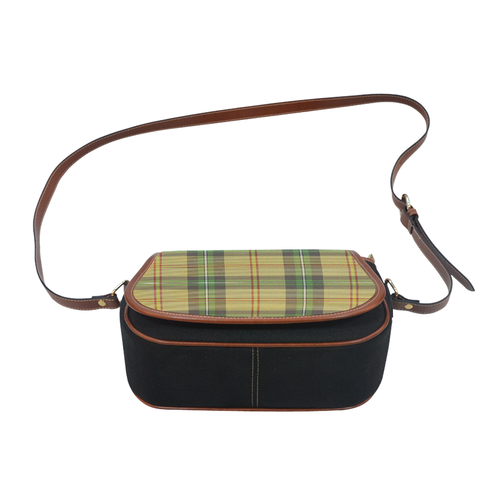 Saskatchewan tartan Saddle Bag/Small (Model 1649)(Flap Customization)