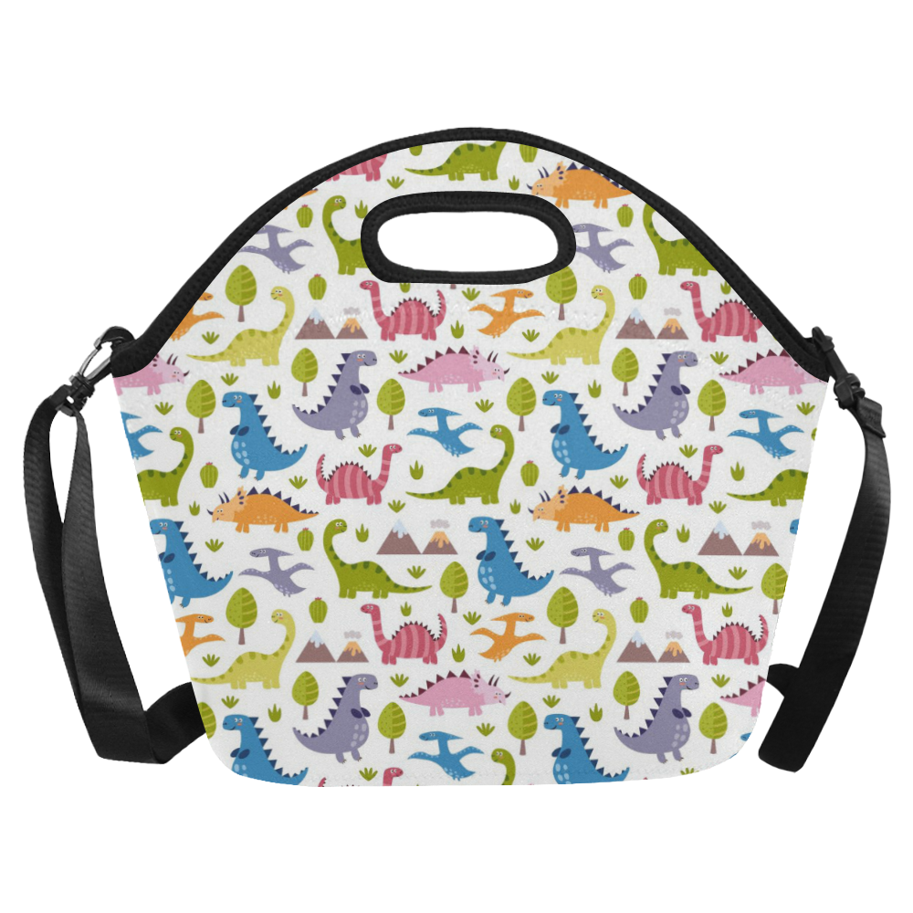 Dinosaur Pattern Neoprene Lunch Bag/Large (Model 1669)