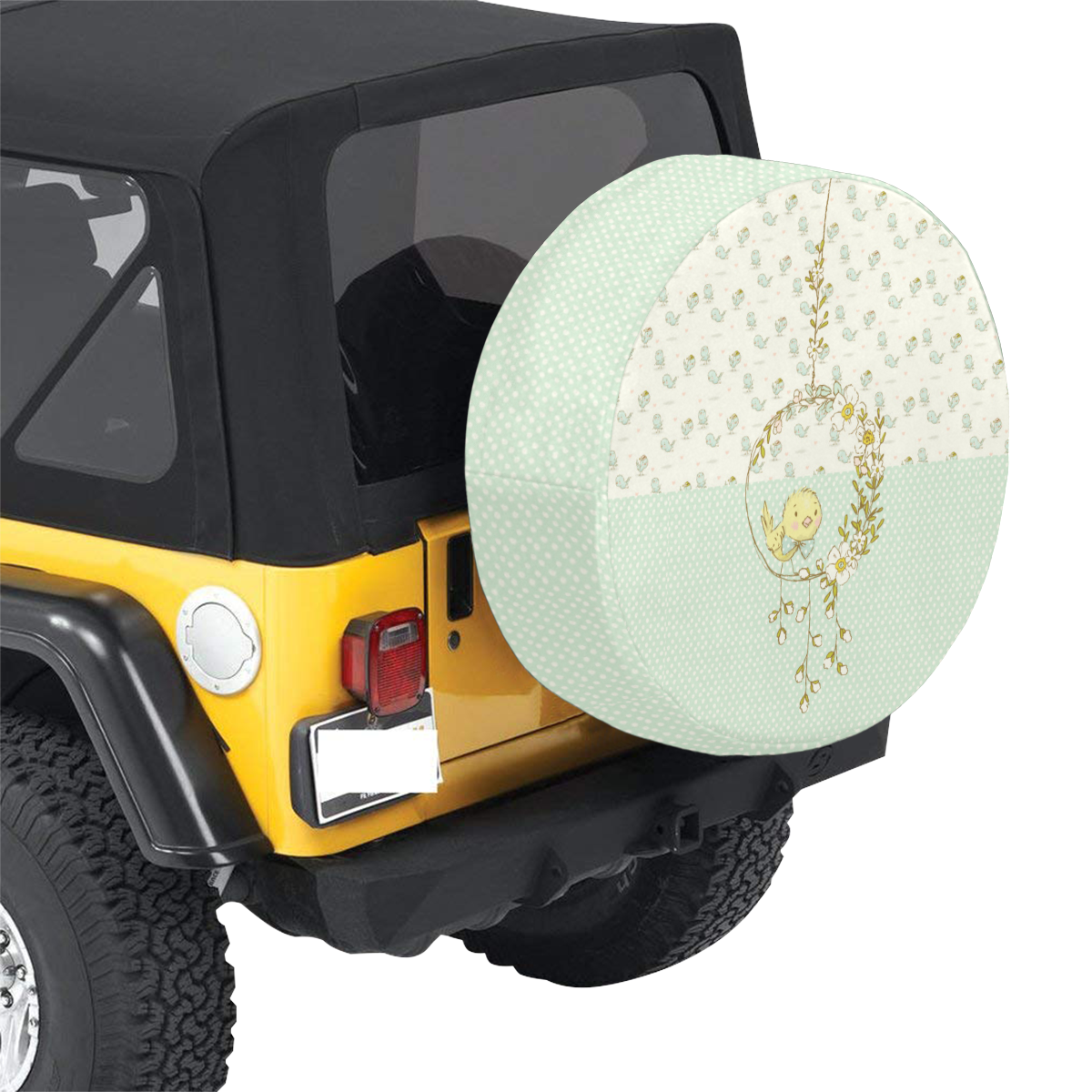 Little Cute Birdie 34 Inch Spare Tire Cover