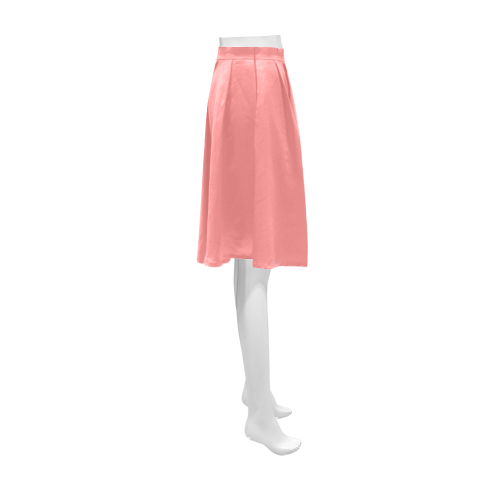 color light coral Athena Women's Short Skirt (Model D15)