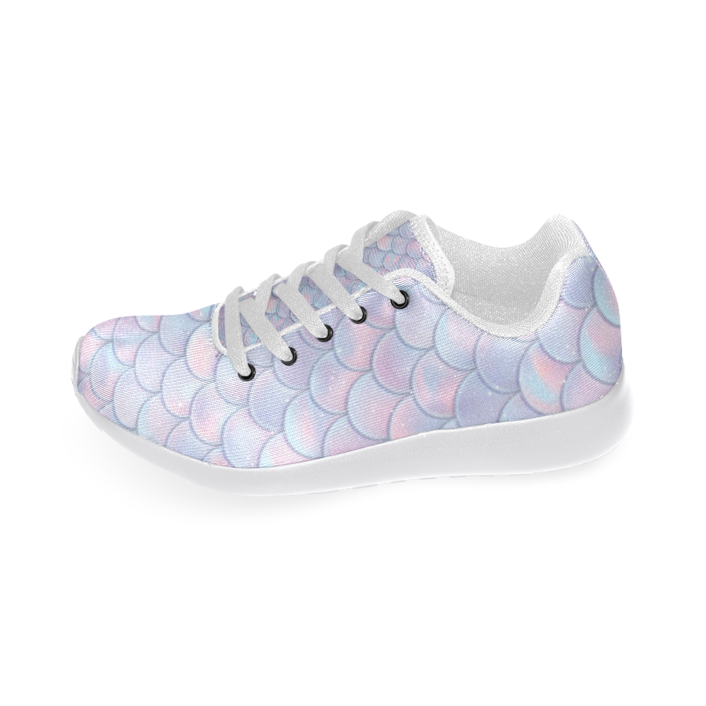 Mermaid Scales Women's Running Shoes/Large Size (Model 020)