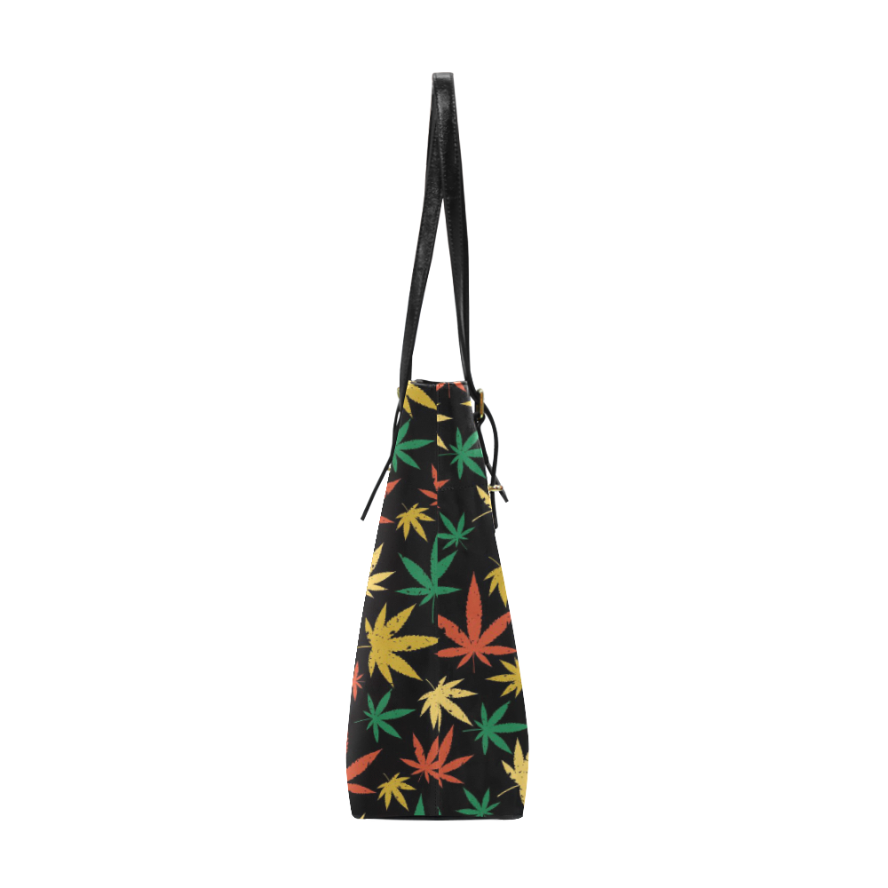 Cannabis Pattern Euramerican Tote Bag/Small (Model 1655)