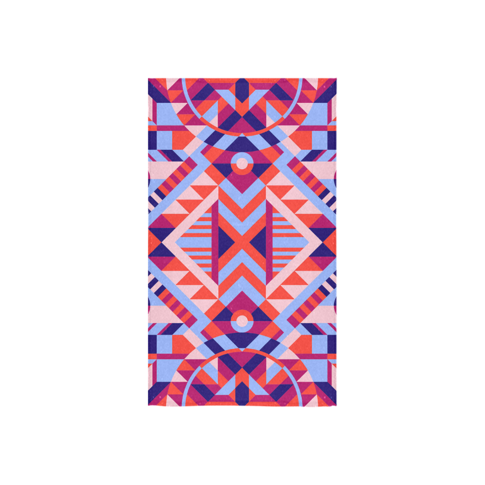 Modern Geometric Pattern Custom Towel 16"x28"