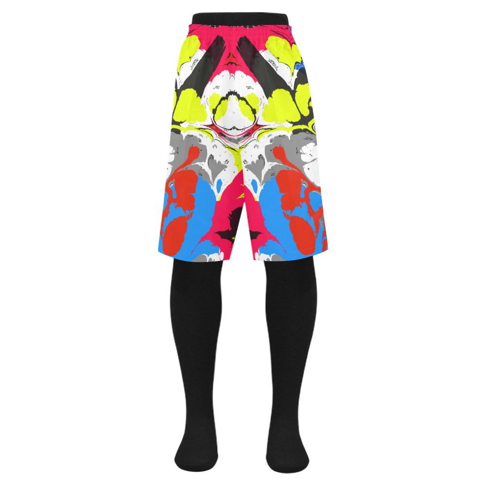 Colorful distorted shapes2 Men's Swim Trunk (Model L21)