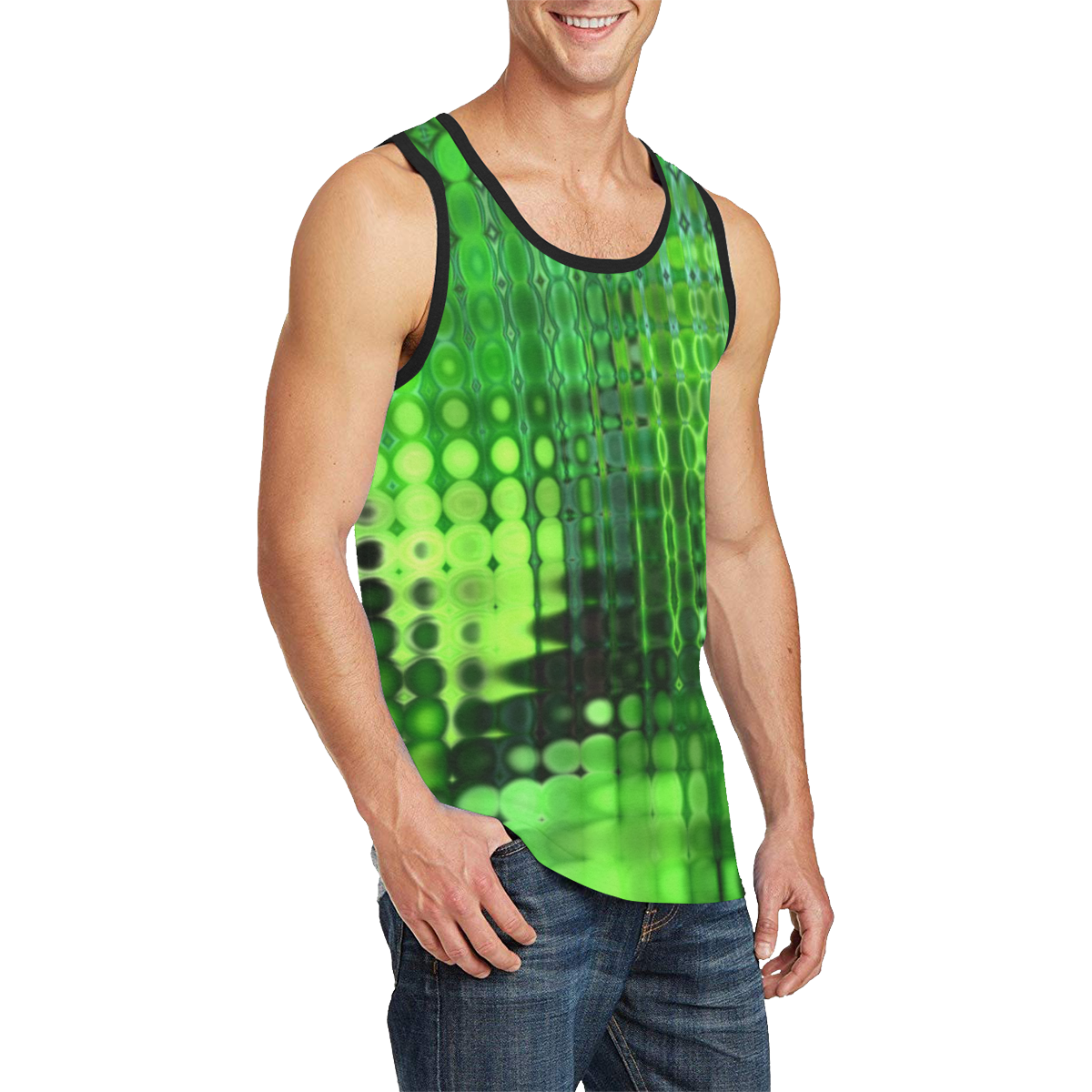 It's Wet in the Jungle Men's All Over Print Tank Top (Model T57)