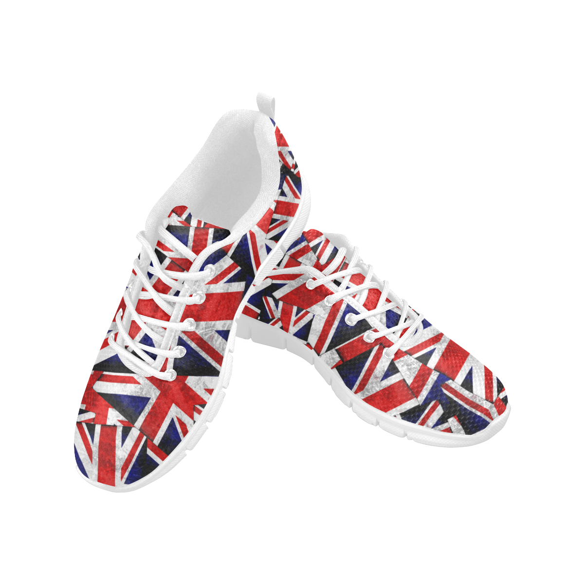 Union Jack British UK Flag Men's Breathable Running Shoes (Model 055)