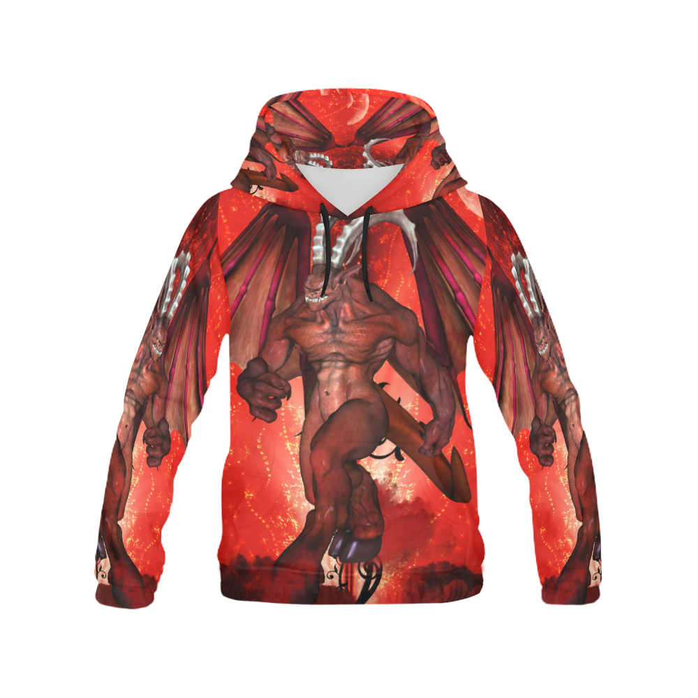 Awesome fantasy creature All Over Print Hoodie for Women (USA Size) (Model H13)