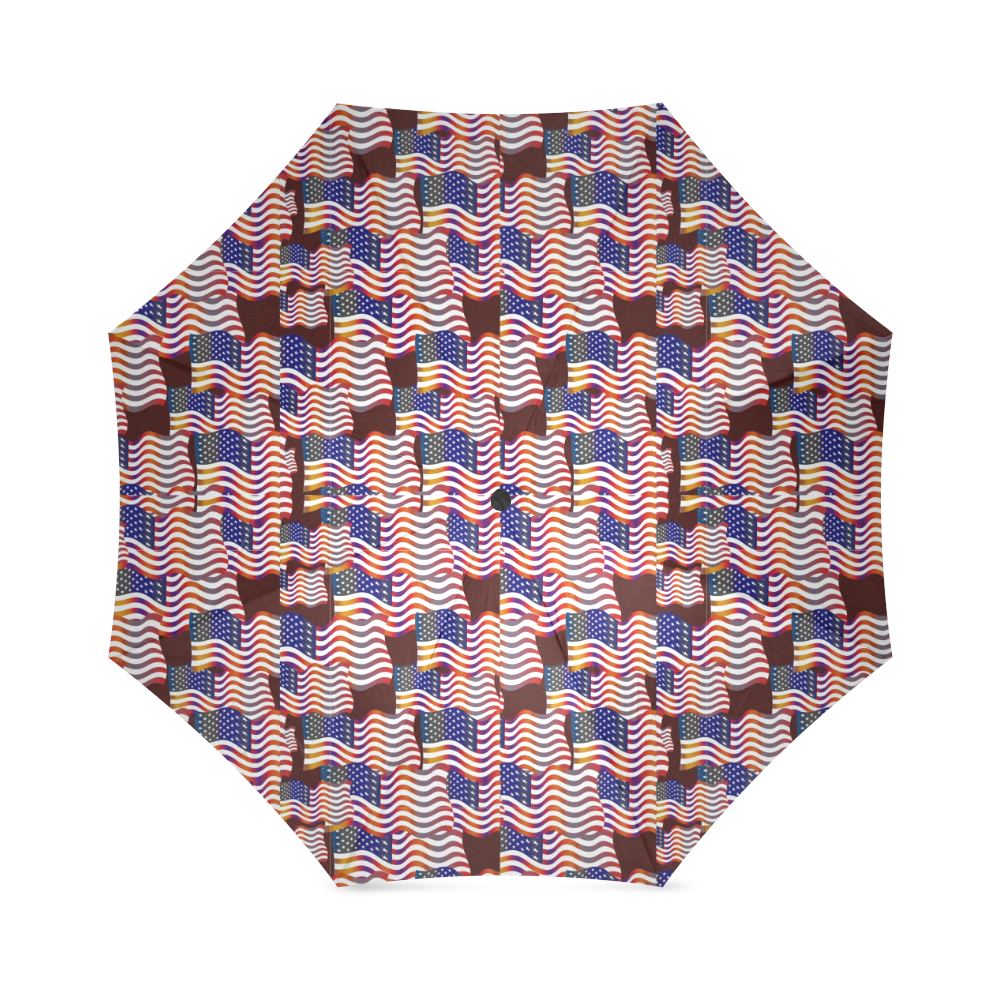 Flag  folding umbrella Foldable Umbrella (Model U01)