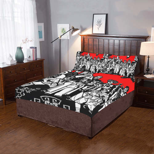 The Inception of the Great Proletarian Cultural Re 3-Piece Bedding Set
