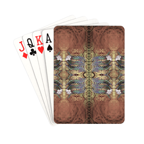 wings blue-5 Playing Cards 2.5"x3.5"