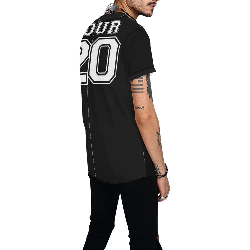 Addicted Jersey All Over Print Baseball Jersey for Men (Model T50)