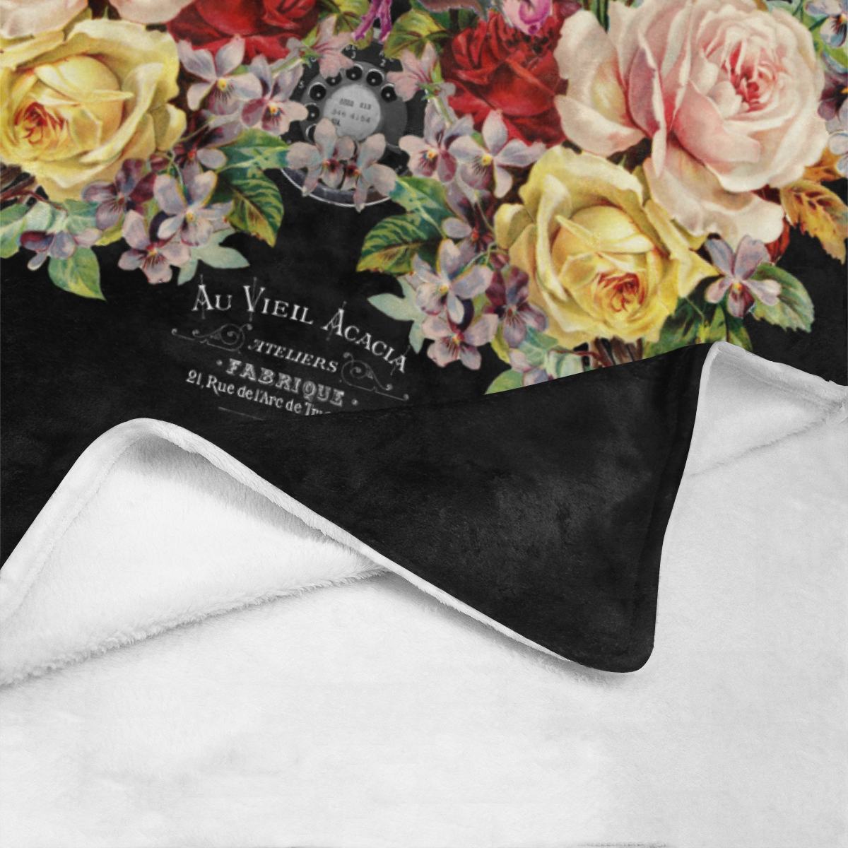 Nuit des Roses pour Elle Ultra-Soft Micro Fleece Blanket 60"x80"