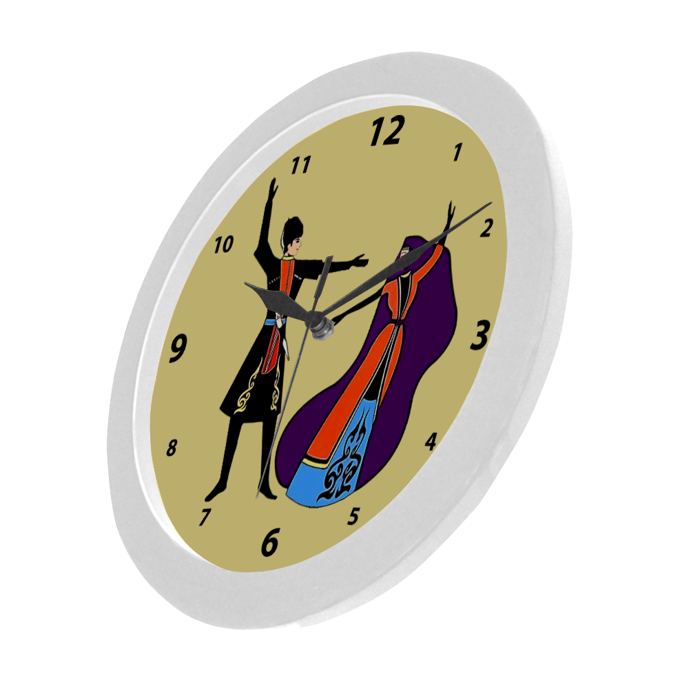 Armenian Folk Dance Circular Plastic Wall clock