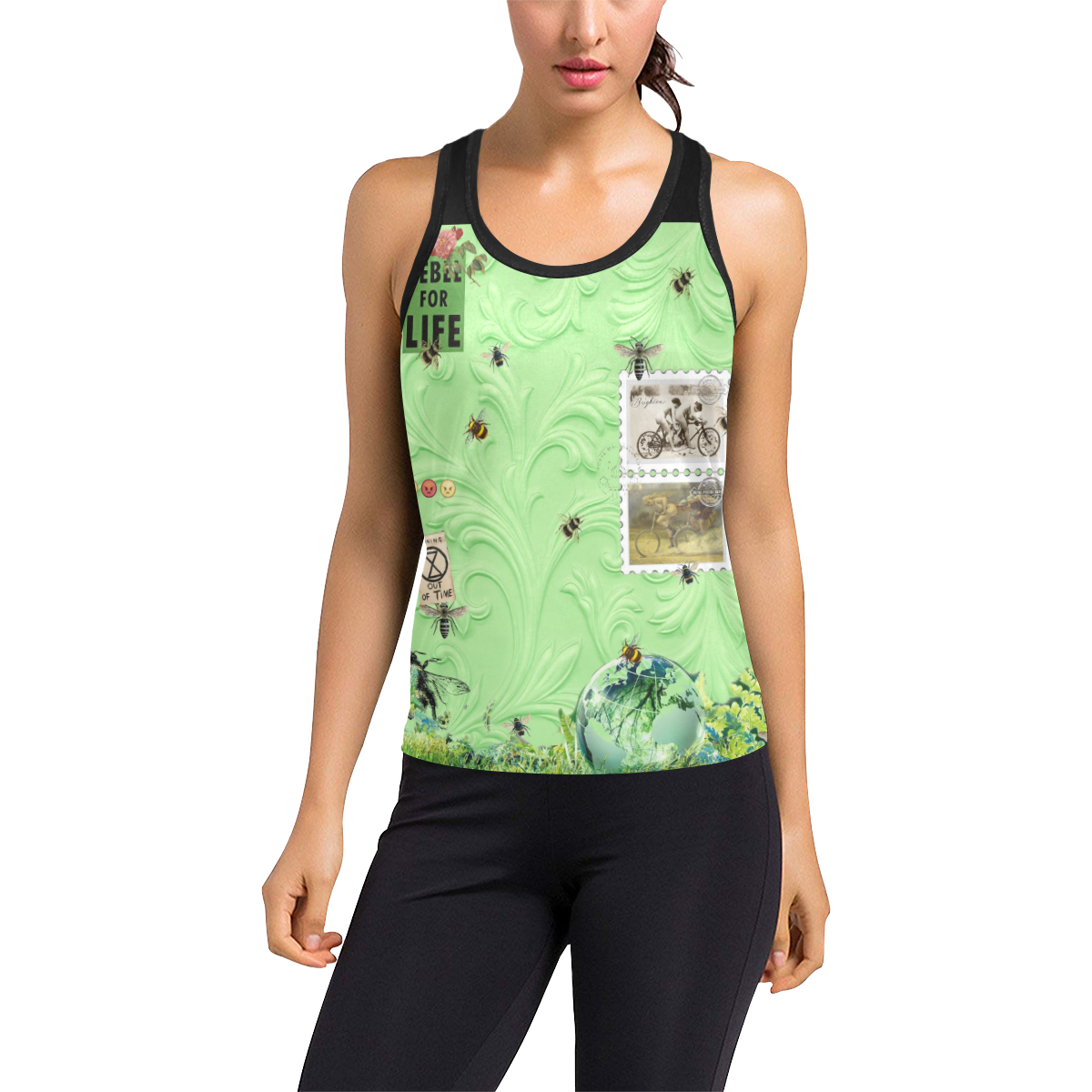 Running Out of Time 2 Women's Racerback Tank Top (Model T60)