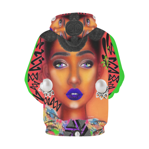 anoiting artsadd All Over Print Hoodie for Women (USA Size) (Model H13)