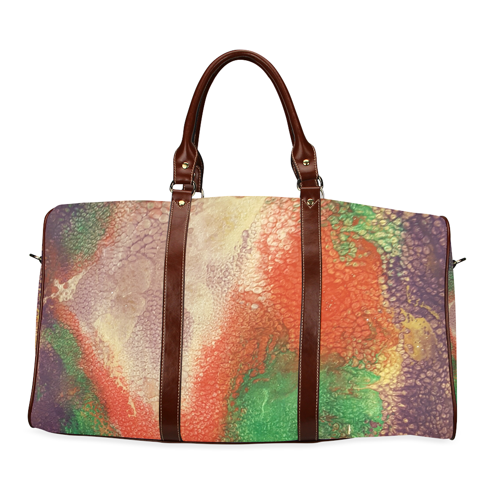 COLORFUL ABSTRACT Waterproof Travel Bag/Small (Model 1639)