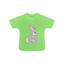 Easter Bunny Green Baby Classic T-Shirt (Model T30)
