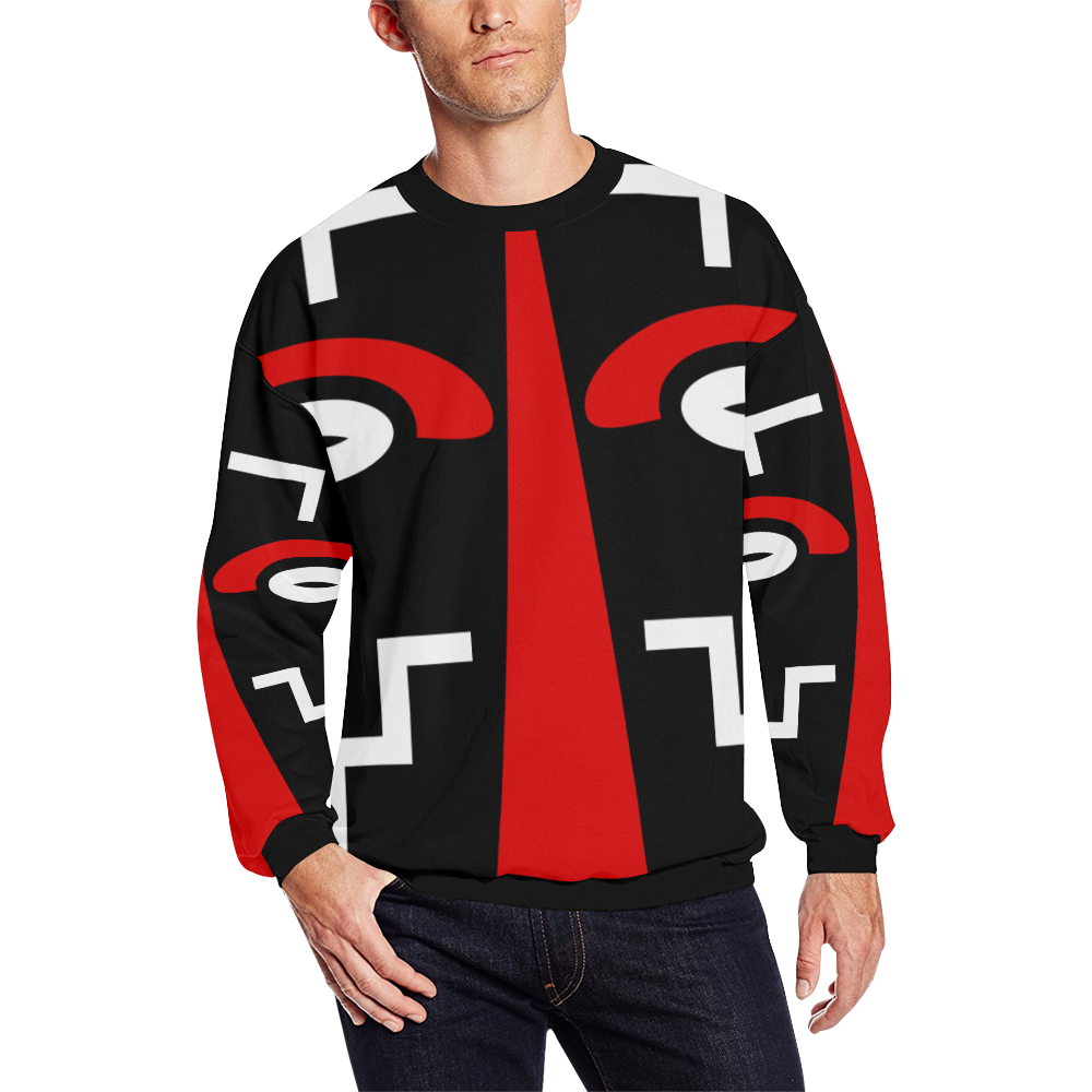 ligbi tribal All Over Print Crewneck Sweatshirt for Men/Large (Model H18)