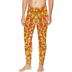 Halloween Candy Corn Men's All Over Print Leggings (Model L38)