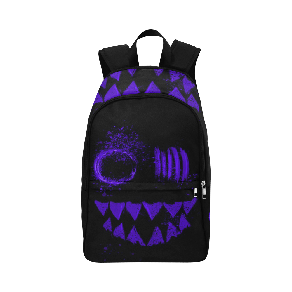 Woke Indigo Rave Monster Festival Fabric Backpack for Adult (Model 1659)