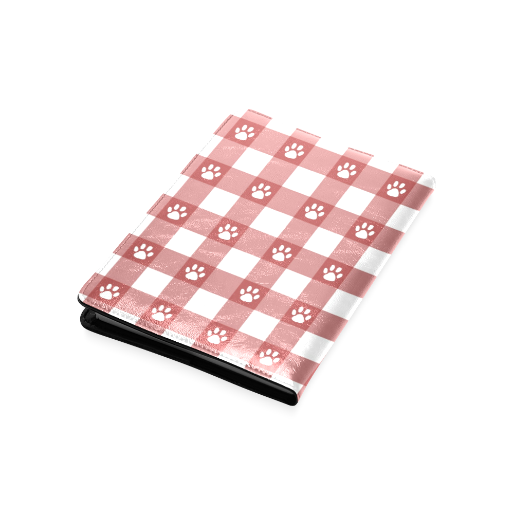 Plaid and paws Custom NoteBook A5