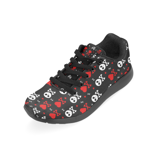Skull Hearts Men’s Running Shoes (Model 020)