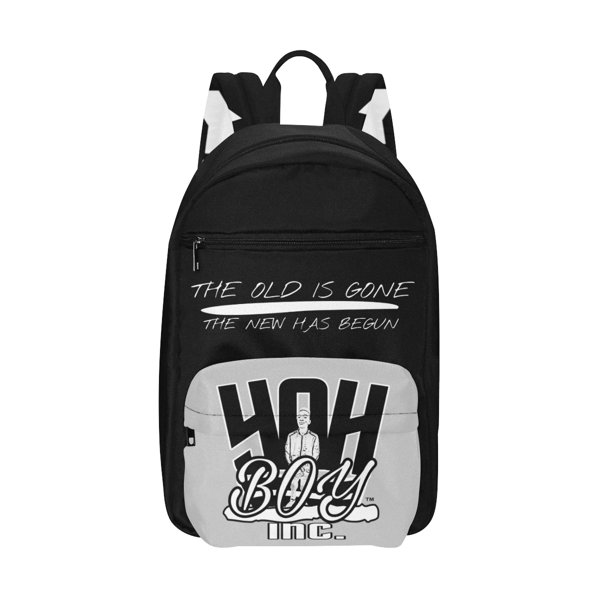 YahBoy Inc. Gray Large Capacity Travel Backpack (Model 1691)