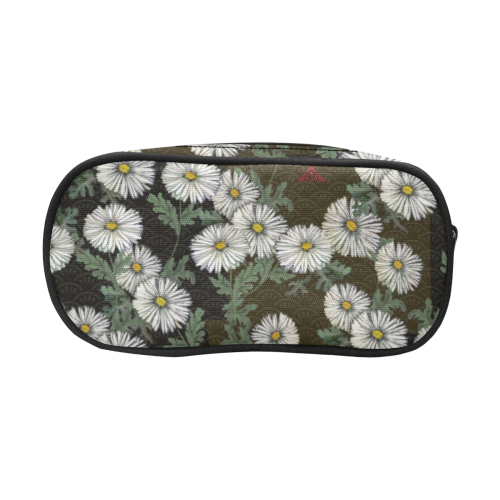 The Lowest of Low Daisies Nero Pencil Pouch/Large (Model 1680)
