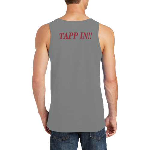 SFT GREY Muscle T, TAPP IN Men's All Over Print Tank Top (Model T57)