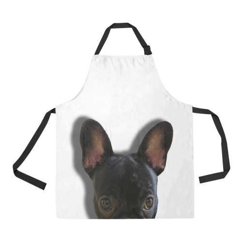Peak A Boo Frenchie All Over Print Apron