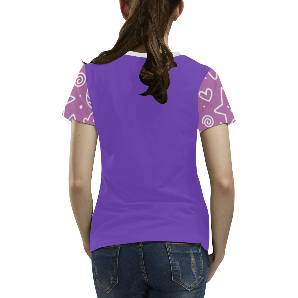 Happy Easter t-shirts All Over Print T-shirt for Women/Large Size (USA Size) (Model T40)