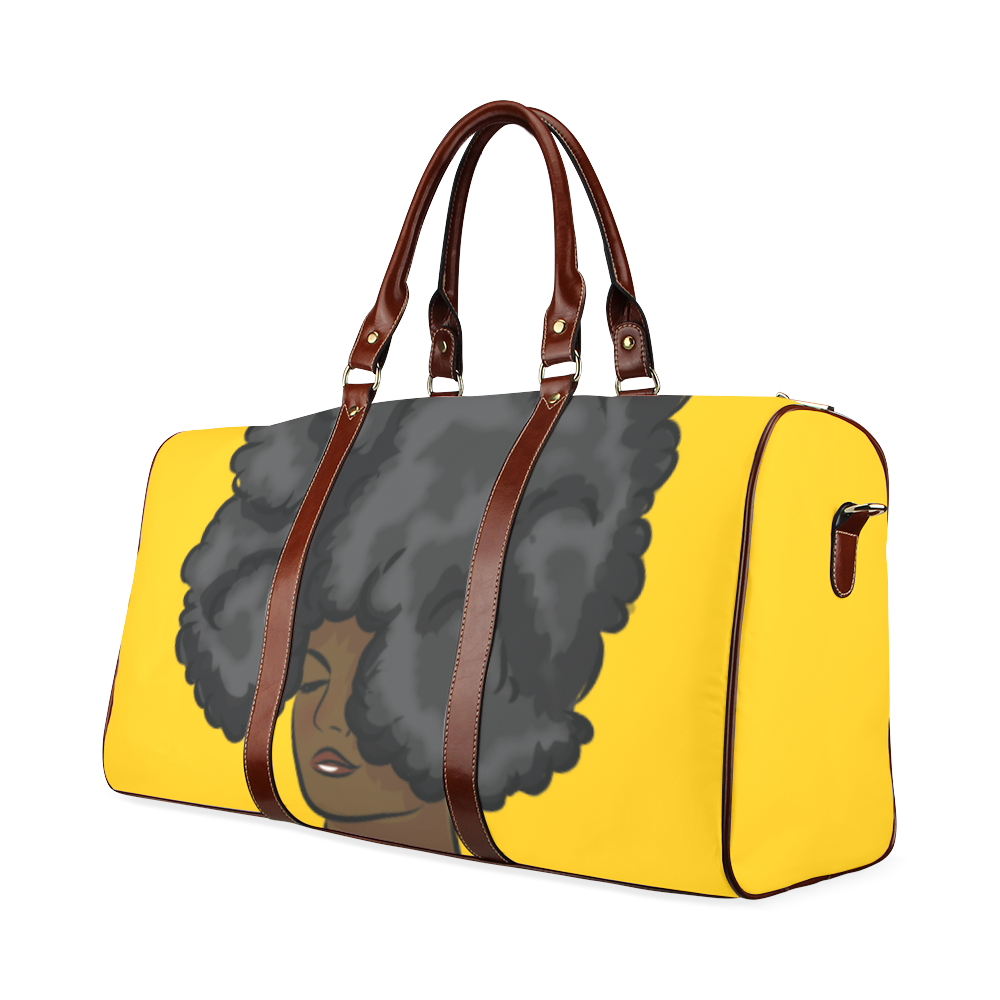 Mellow Leather Duffel Waterproof Travel Bag/Small (Model 1639)