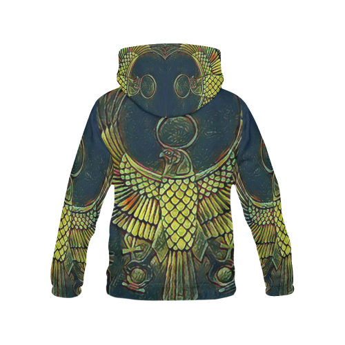 Hieroglyphs I Airbrush All Over Print Hoodie for Men/Large Size (USA Size) (Model H13)