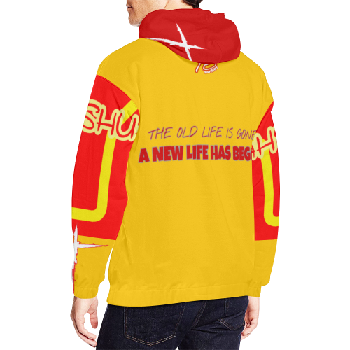 Saved Transformed Hoodie YR All Over Print Hoodie for Men/Large Size (USA Size) (Model H13)