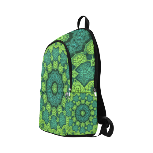 Green Theme Mandala Fabric Backpack for Adult (Model 1659)