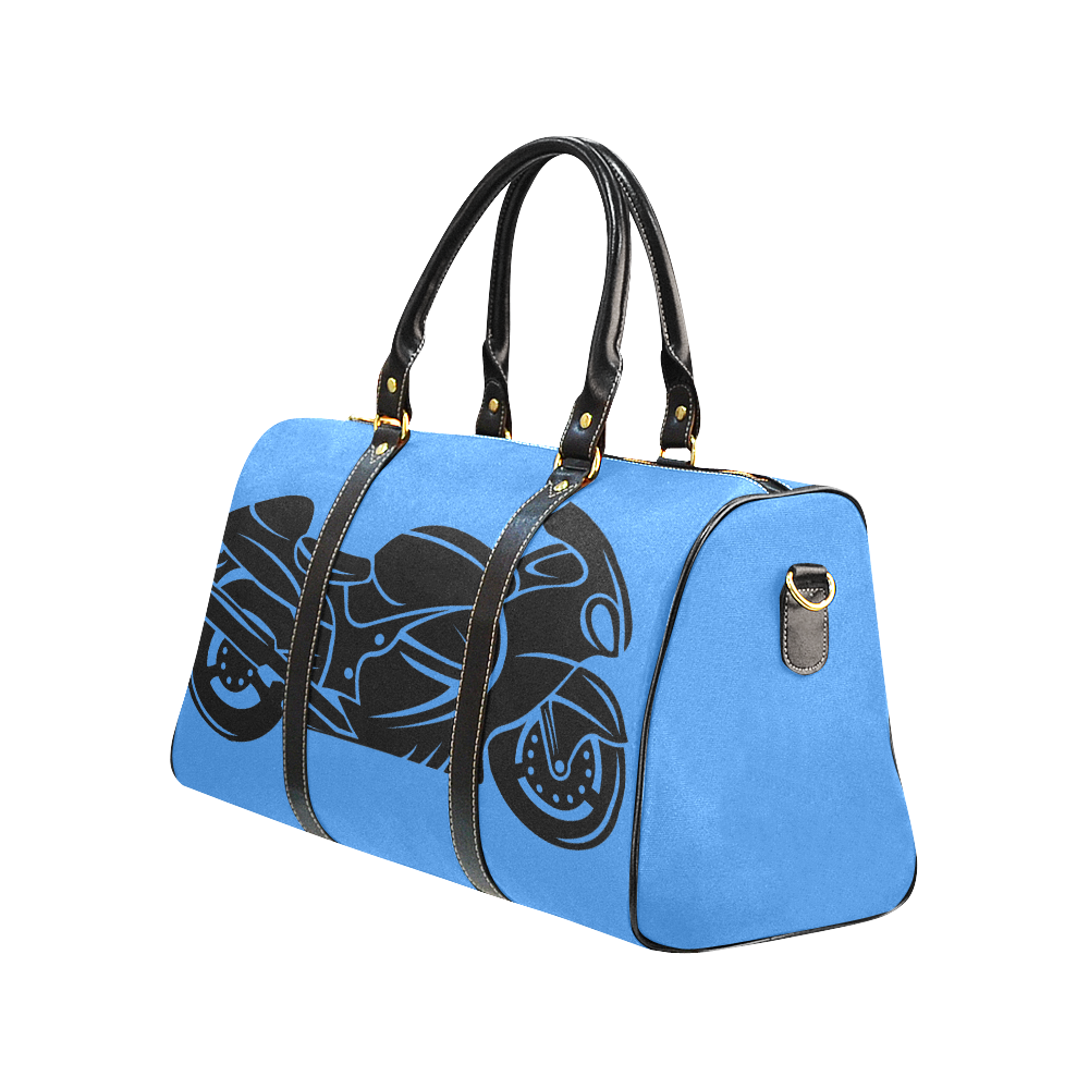 Busa Blue New Waterproof Travel Bag/Large (Model 1639)