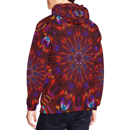Blossom All Over Print Hoodie for Men (USA Size) (Model H13)