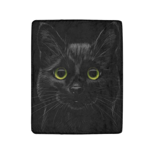 Black Cat Ultra-Soft Micro Fleece Blanket 40"x50"