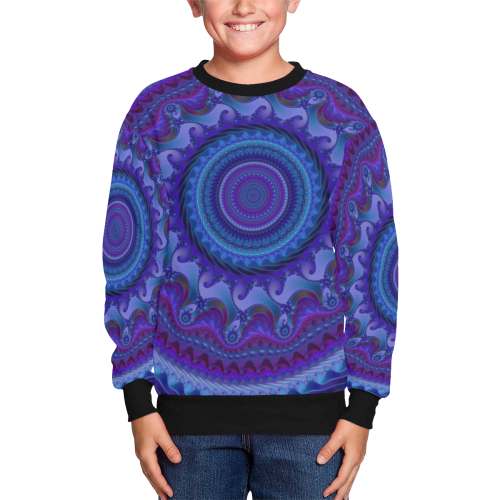 MANDALA PASSION OF LOVE Kids' All Over Print Sweatshirt (Model H37)