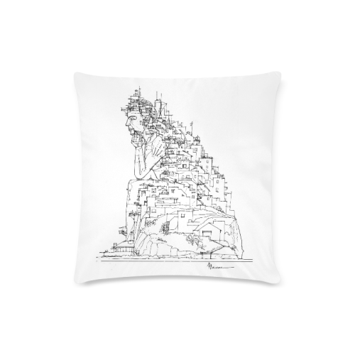 trsaposizione Custom Zippered Pillow Case 16"x16"(Twin Sides)