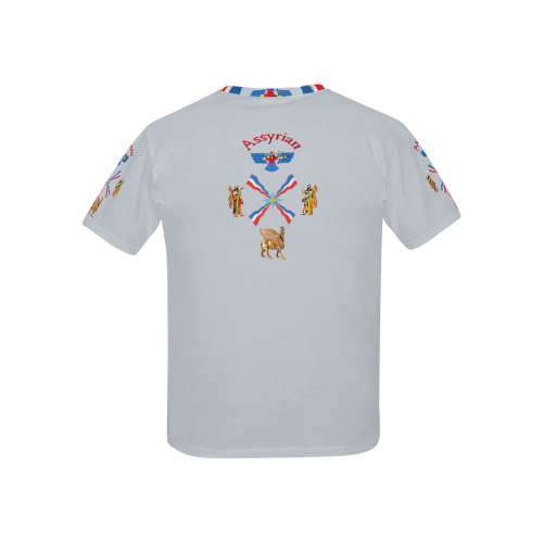Assyrian Flag Kids' All Over Print T-shirt (USA Size) (Model T40)