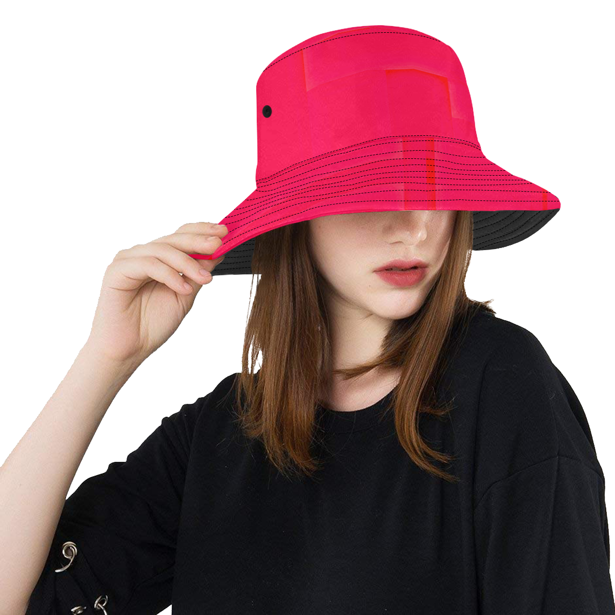 FLAMIN PINK All Over Print Bucket Hat